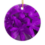 Glory Of The Snow Purple Custom Birthday Ornament