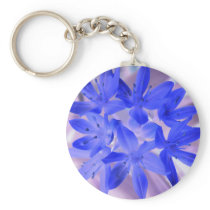 Glory Of The Snow Shocking Blue Keychain