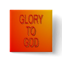 Glory to God Button