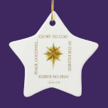Glory to God Christmas Ceramic Ornament ornaments