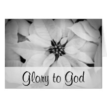 Glory to God in the highest Luke 2:14 Greeting Cards