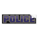 Gloss Police Department Dark Blue bumper stickers