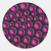 Glossy Glass Pebbles balls Shine Light Classic Sty Round Stickers
