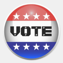 Glossy Vote Sticker