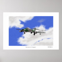 Gloster Meteor "Final Approach" Print