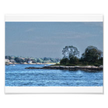 Gloucester  Harbor Island Photographic Print