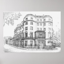 'Gloucester Square' Poster