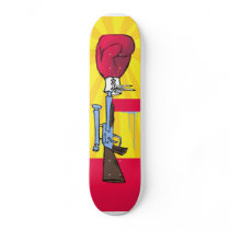 glove gun skate board