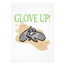 Glove Up Personalized Invitation
