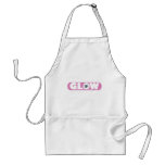 GLOW Apron Pink Logo