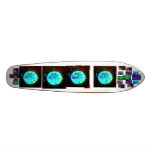 glow board custom skateboard