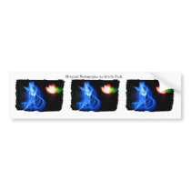 Glow Sticks Dancing in the Night Bumper Sticker