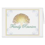 Glow Tree Family Reunion Invitation Greeting Cards