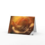 Glow Yellow Rose Mother's Day Greeting Card