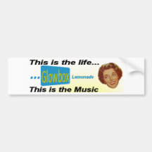 Glowbox Lemonade Gear Bumper Sticker