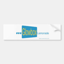GlowBox Lemonade Retro Bumper Stickers