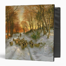 Glowed with Tints of Evening Hours Vinyl Binder