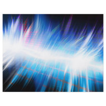 Glowing Audio Waveform