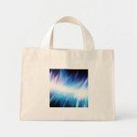 Glowing Audio Waveform Tote Bag