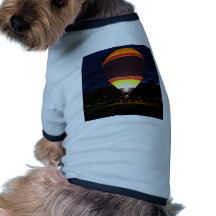 Glowing balloon, ufo pet tshirt
