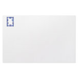 Glowing blue Lemon and lime slice frame Stationery Paper