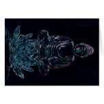 Glowing Buddha Greeting Card