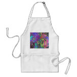 Glowing Burst of Color – Teal & Violet Deva Apron