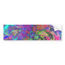 Glowing Burst of Color – Teal & Violet Deva Bumper Stickers