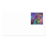 Glowing Burst of Color – Teal & Violet Deva Business Cards