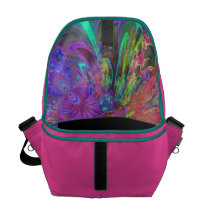 Glowing Burst of Colour – Teal & Violet Deva Commuter Bags
