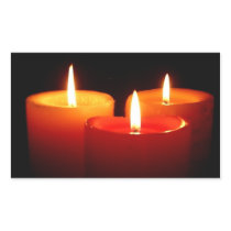 Glowing Candles Stickers