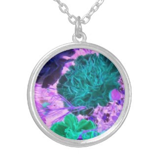 Glowing Carnations Necklace
