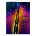 Glowing Cross Points to the Heavens Cards