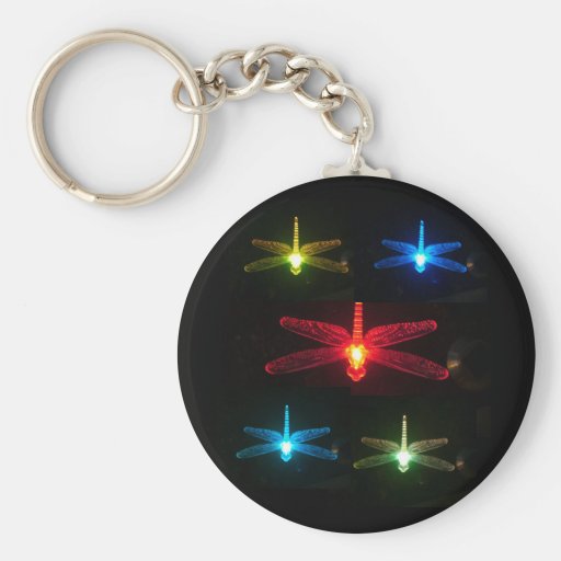 Glowing Dragonflies Keychains