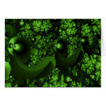 Glowing Eyes Fractal Card