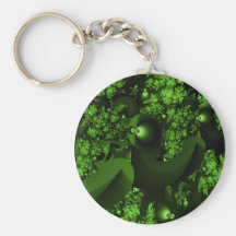 Glowing Eyes Fractal Keychain