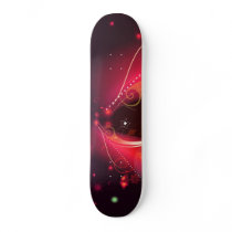 Glowing Flourishes: Vector Art: Skateboard