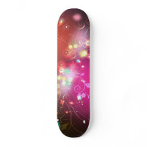 Glowing Flourishes: Vector Art: Skateboard