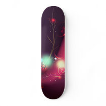 Glowing Flourishes: Vector Art: Skateboard