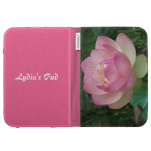 Glowing Flower Kindle Folio Case