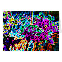 Glowing Flowers Card