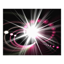 Glowing Fractal Lens Burst - The Coolest Art Photo