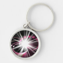 Glowing Fractal Lens Burst - The Coolest Keychain