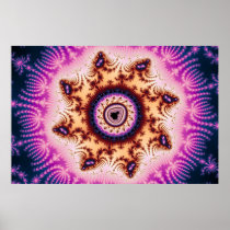 Glowing - Fractal Poster