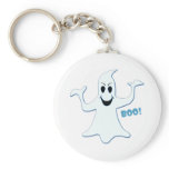 Glowing GHOST Boo! Design Key Chain
