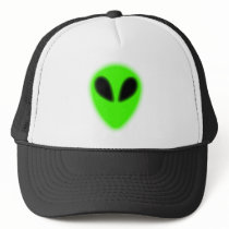 Glowing Green Alien Hat