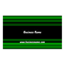 Glowing Green Lines Business Card Template