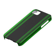 Glowing Green Stripes iPhone 5 Cover