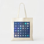 Glowing Halftone Dots Textured Tote Bag