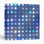 Glowing Halftone Dots Textured Vinyl Binder